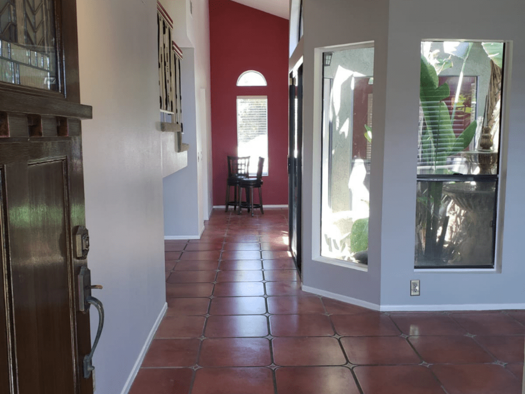 Newly Painted Interior Walls and Front Doorway - All Climate Painting and Remodeling