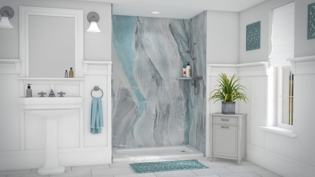 PVC Shower Wall Panels - All Climate Painting and Remodeling