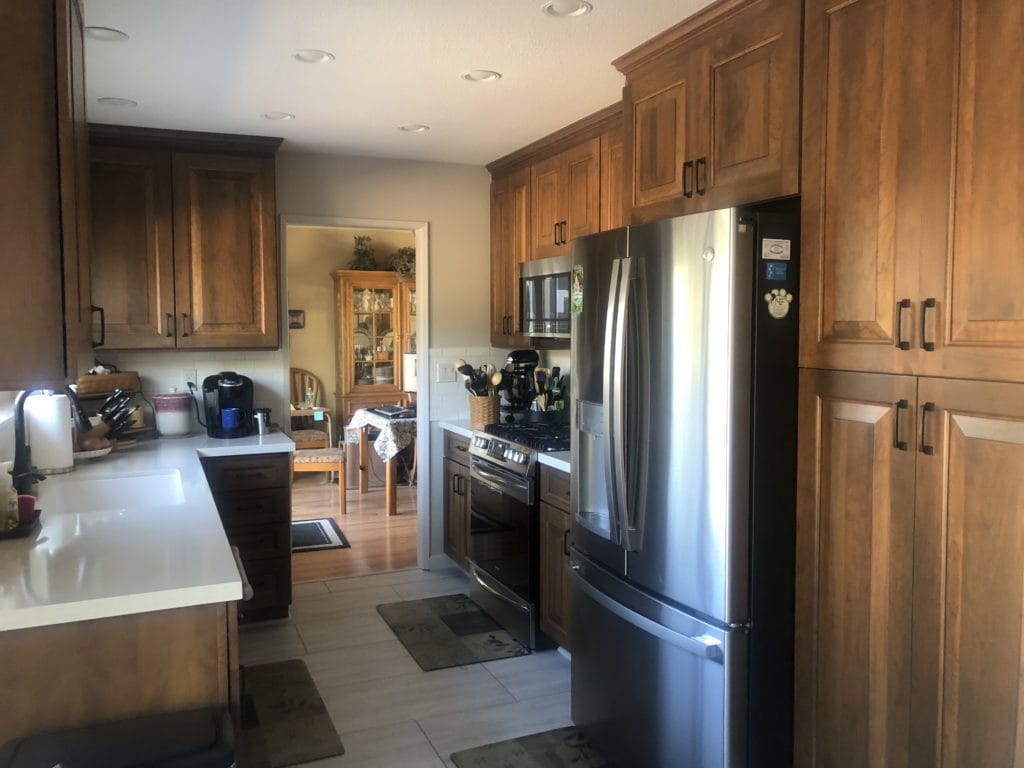 New Kitchen Cabinets, Flooring, Counters and Appliances